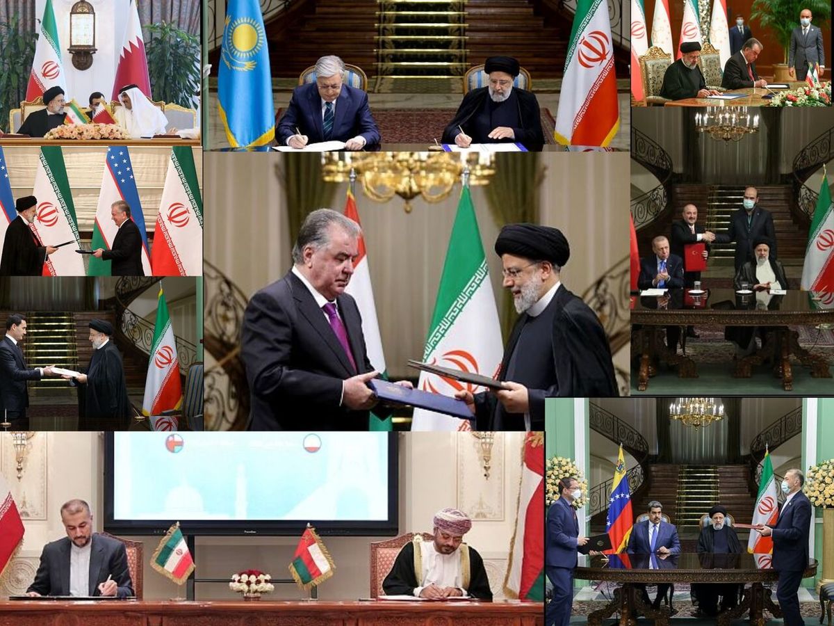 دستاوردهای ملموس سیاست خارجی رییس جمهور امضای ۹۶ سند همکاری و تفاهم نامه در یکسال